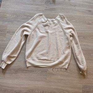cream sweater